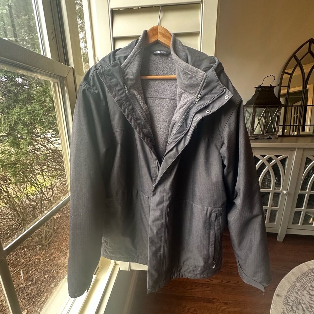 Men's Black North Face Coat